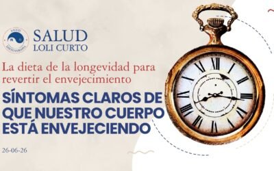 La dieta de la longevidad 26/06/26 – SÍNTOMAS CLAROS DE QUE NUESTRO CUERPO ESTÁ ENVEJECIENDO